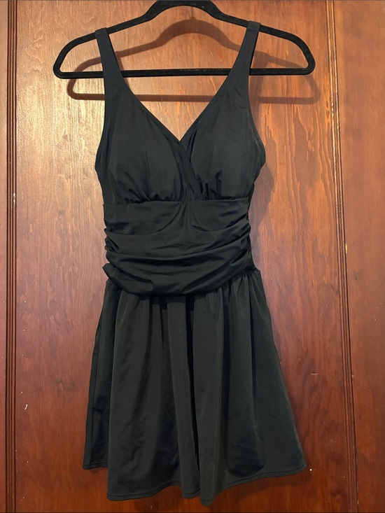 d & co Beach Other - Classic Black V-Neck Women's Swim Dress